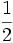 \frac 12