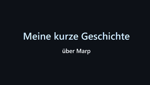 Ansicht inverse Titelfolie mit zentriertem Text